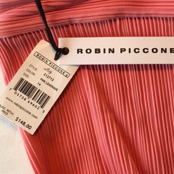 NWT Robin Piccone Coral Swimsuit - Picture 3 of 4